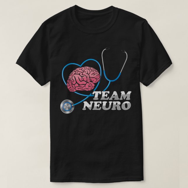 Team Neurochirurg Neurologie Neurochirurgie Bra T-Shirt (Design vorne)