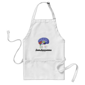Team-Neurologie (Gehirn-Anatomie-Haltung) Schürze