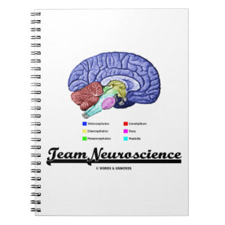 Team Neuroscience (Hirnanatomie Attitude) Notizblock