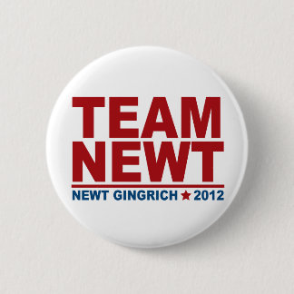 Team Newt Gingrich 2012 Button