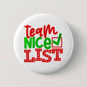 Team Nice List - Christmas Designs-56587 Button