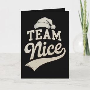 Team Nice Santa Hut Weihnachten Xmas passende Fami