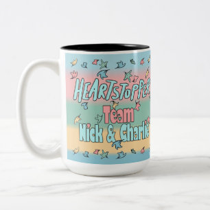 Team Nick und Charlie Colorful Zweifarbige Tasse