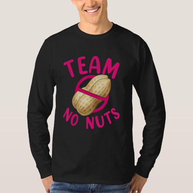 Team No Nuts Gender Reveal Matching Family Boys Gi T-Shirt (Vorderseite)