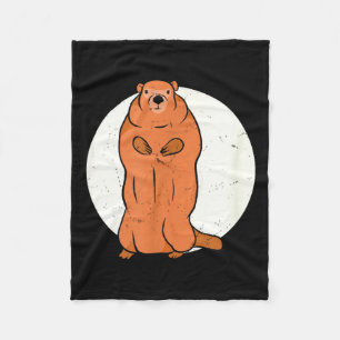 Team No Shadow Crew Groundhog Vollmond Groundhog  Fleecedecke
