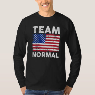 Team Normal Vintage USA-Flagge Team Normal T-Shirt