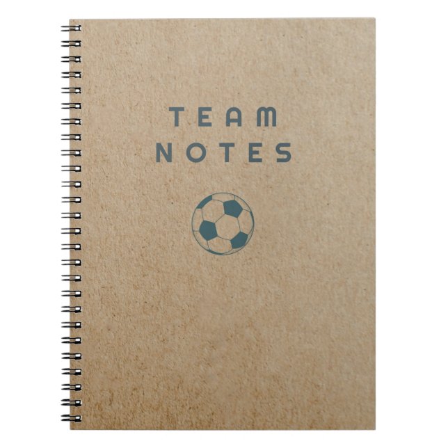 Team Notes - Football Notizblock (Vorderseite)