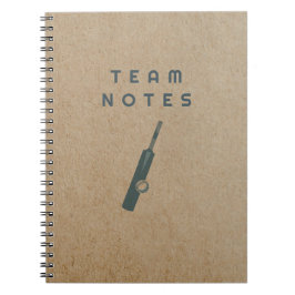 Team Notes - for Cricket Coaches, Players & Fans Notizblock