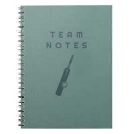 Team Notes - for Cricket Coaches, Players & Fans Notizblock