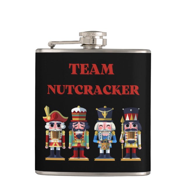 Team Nutcracker    Flachmann (Vorderseite)