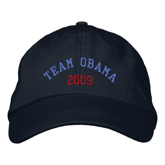 Team Obama 2009 Bestickte Kappe (Vorderseite)