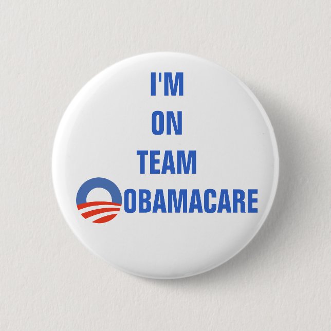 TEAM OBAMACARE - KNOPF BUTTON (Vorderseite)
