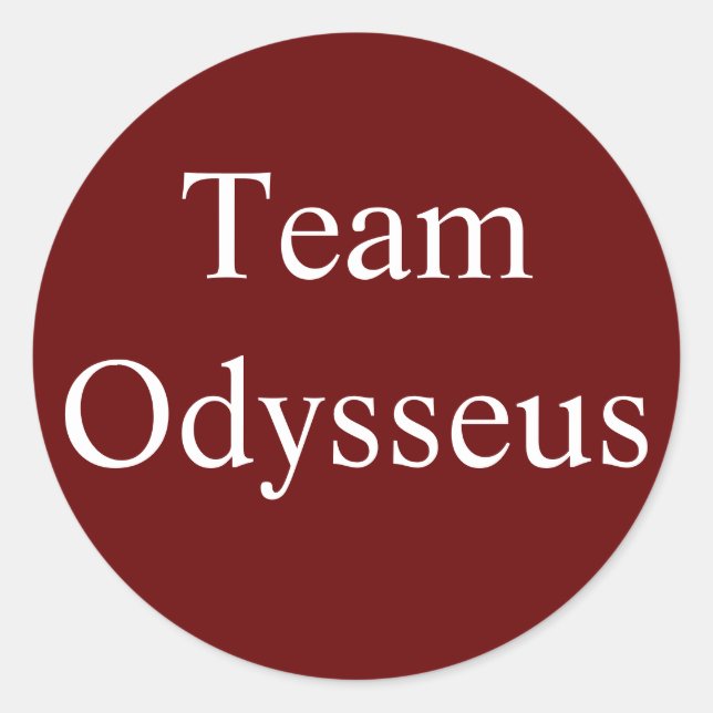 Team Odysseus Aufkleber (Vorderseite)