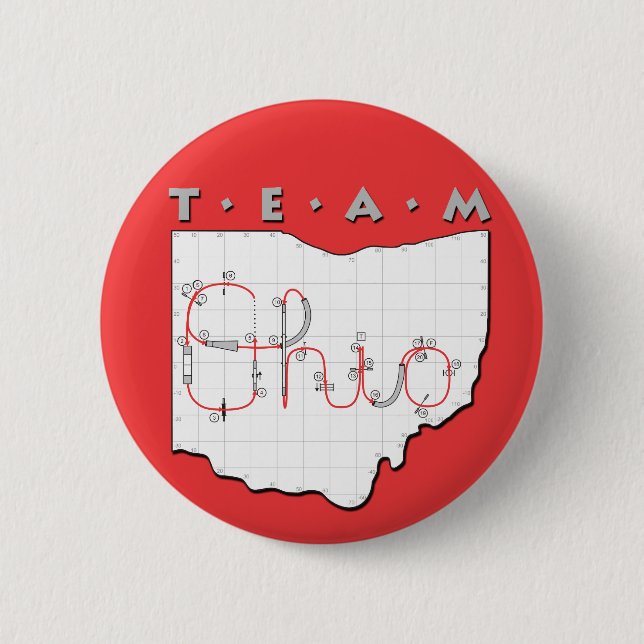 Team-Ohio-Agility Button (Vorderseite)