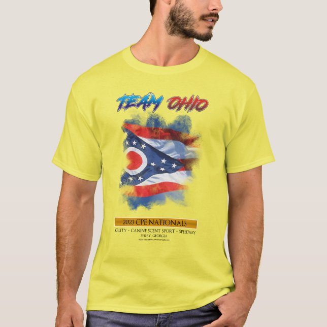 Team Ohio Shirt - für Shirts mit mittlerem/pastel (Vorderseite)