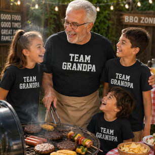 Team Opa passende Kinder Familien Geschenk T-Shirt