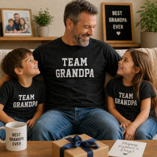 Team-Opa-Varsity-lustiges-Vatertagsgeschenk T-Shirt