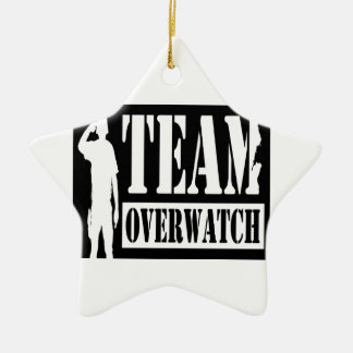 Team Overwatch Keramikornament