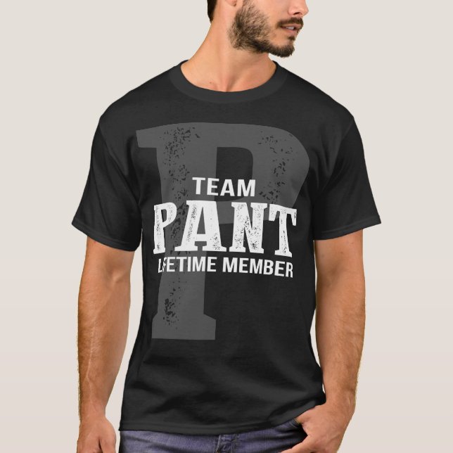 Team PANT Lifetime Member T-Shirt (Vorderseite)