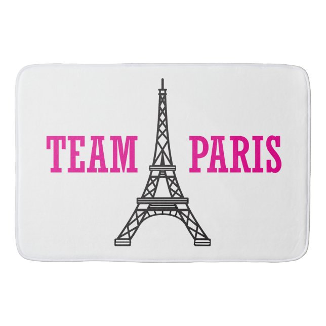 "Team Paris" Badematte (Vorderseite)