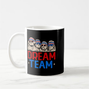 Team Patriotische Präsidenten Mount Amerikanisch U Kaffeetasse