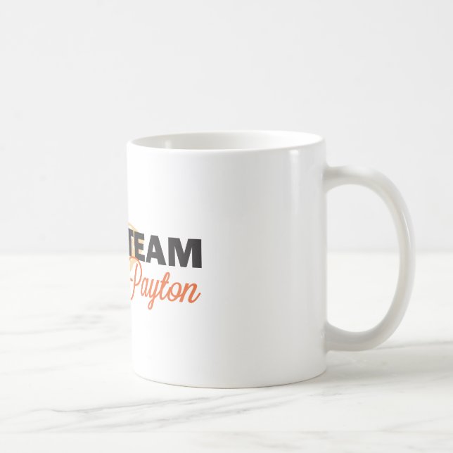 Team Payton Kaffee-Tasse Kaffeetasse (Rechts)