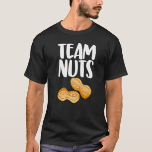 Team Peanut Geschmackvolle Nutty Gender Reveal Nut T-Shirt