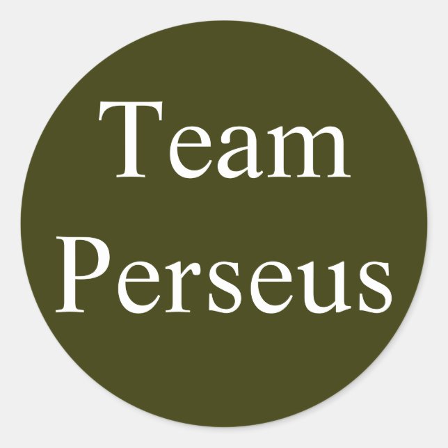 Team Perseus Aufkleber (Vorderseite)