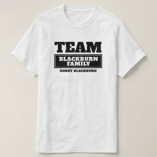 Team personalisierte Familie oder Gruppe T - Shirt
