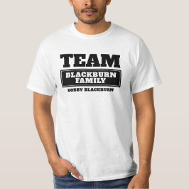 Team personalisierte Familie oder Gruppe T - Shirt