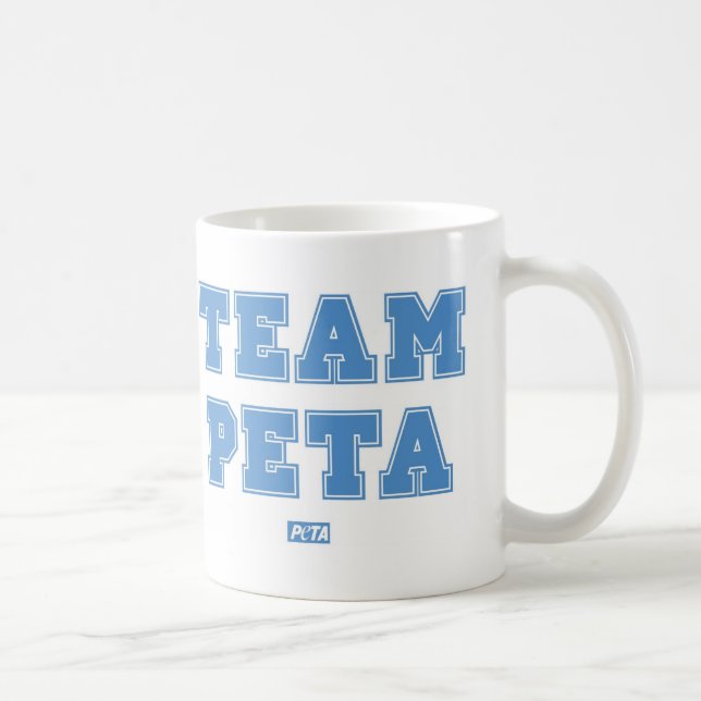 Team PETA Kaffeetasse (Rechts)