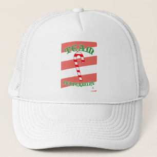Team Pfefferminz Lustiges Weihnachtsferien-Design Truckerkappe