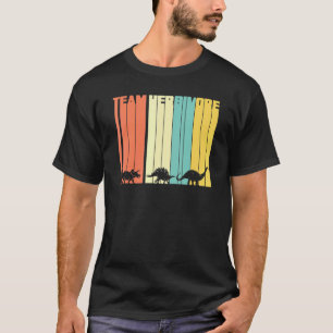 Team Pflanzenfresser Dinosaurier T-Shirt Vegan Veg