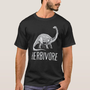 Team Pflanzenfresser Veganer Brontosaurus Vegetari T-Shirt