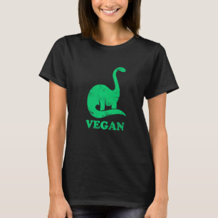 Team Pflanzenfresser Veganer Brontosaurus Vegetari T-Shirt