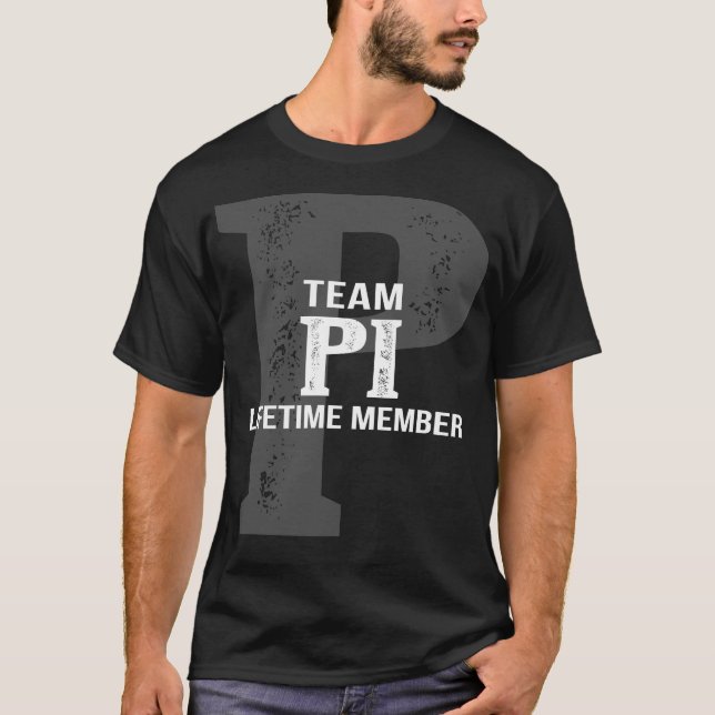 Team PI Lifetime-Member T-Shirt (Vorderseite)