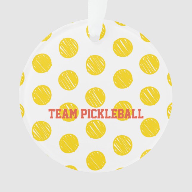 TEAM PICKLEBALL Moderne Sportzentren Ornament (Vorderseite)