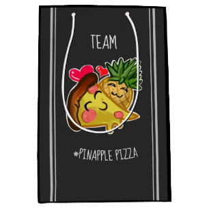 Team Pinapple Pizza Mittlere Geschenktüte