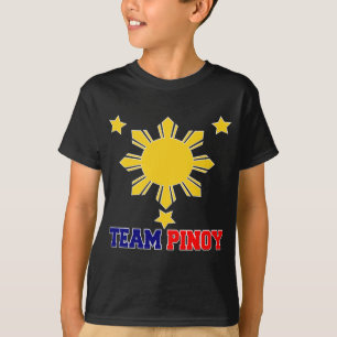 Team Pinoy 3 Sterne und ein Sun T-Shirt