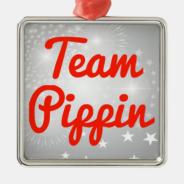 Team-Pippinapfel Ornament Aus Metall (Vorne)