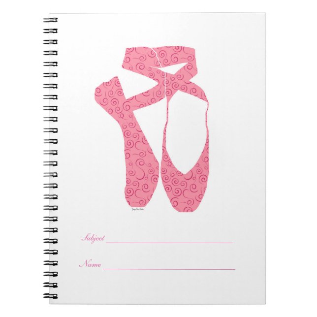 Team Pointe Ballet Candy Curls Notizblock (Vorderseite)