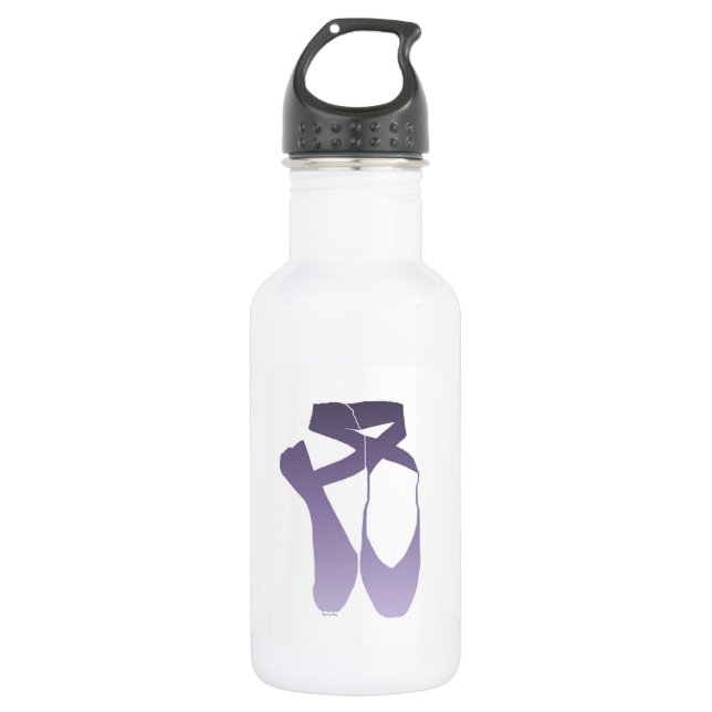 Team Pointe Ballet Lavendel Trinkflasche (Vorderseite)