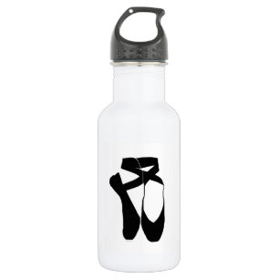 Team Pointe Ballet Mitternacht Black Edelstahlflasche