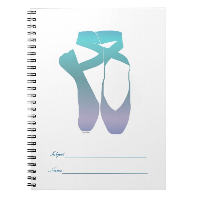 Team Pointe Ballet Ocean Notizblock (Vorderseite)