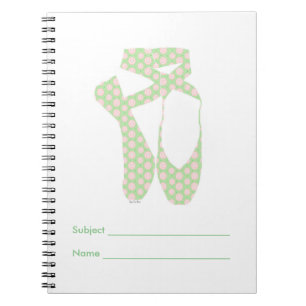 Team Pointe Ballet Polka Notizblock