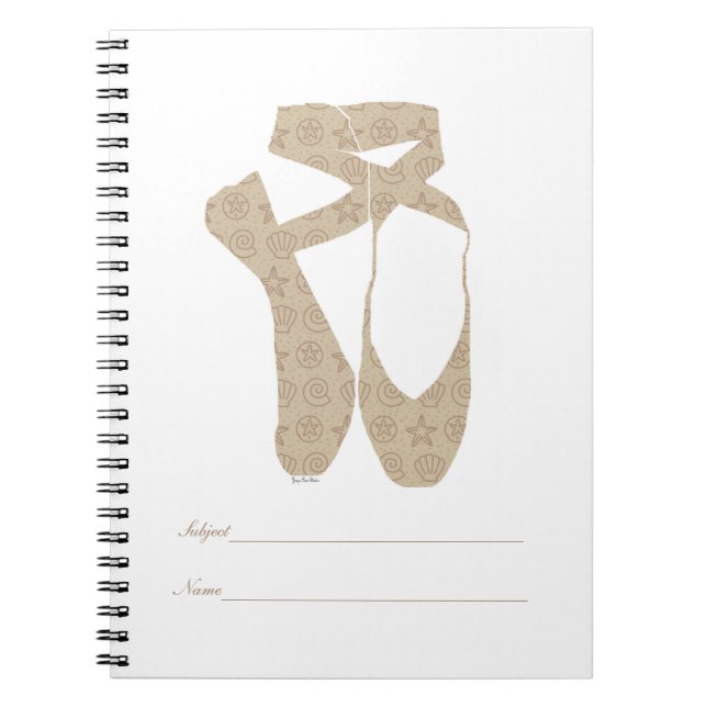 Team Pointe Ballet Sand Notizblock (Vorderseite)