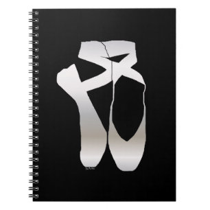 Team Pointe Ballet Silhouette Notizblock
