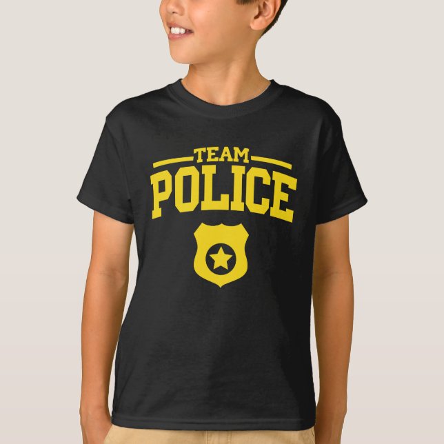 Team-Polizei T-Shirt (Vorderseite)