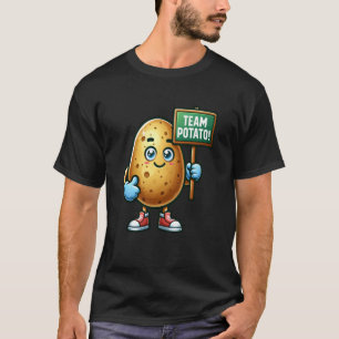 Team Potato, Ofengebackene Kartoffelmaske, Lustige T-Shirt