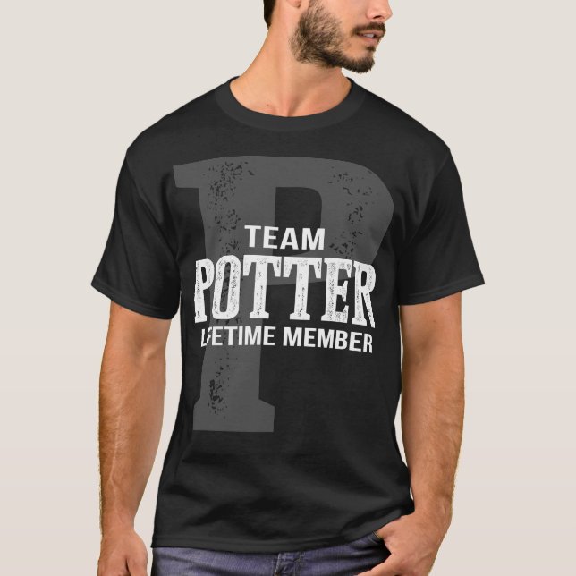 Team POTTER Lifetime-Member T-Shirt (Vorderseite)